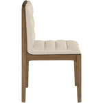 Ellis Vegan Leather Dining Chair in Beige
